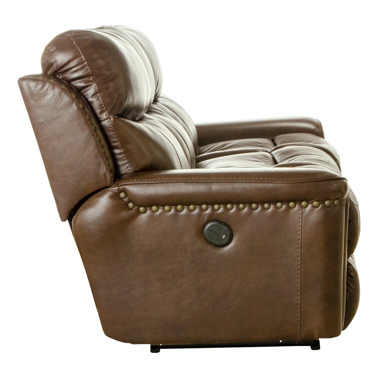 Calvin italian deals leather power recliner